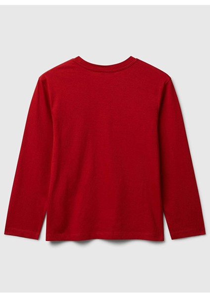 Baskılı Kırmızı Erkek Çocuk T-Shirt 3I1XC10Q3 modelleri