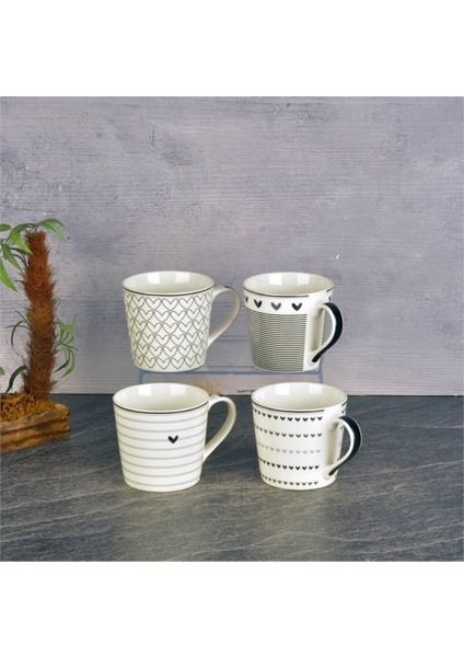 Porselen Kupa 400ML Love Serisi Desen3 fiyatları