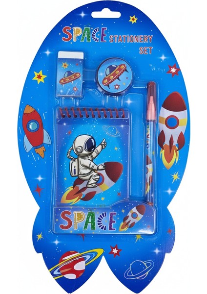 Uzay Kırtasiye Seti 4'lü