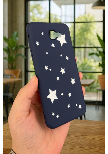 Samsung Galaxy J7 Prime - Mini Yıldız Desenli Silikon Darbe Emici Klasik Korumalı Rubber Kılıf fırsatları