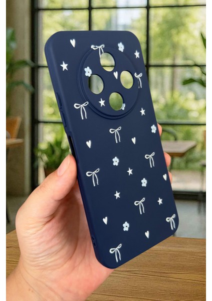 Tecno Spark 30C Uyumlu Mini Fiyonk Desenli Silikon Darbe Emici Klasik Korumalı Rubber Kılıf fırsatları