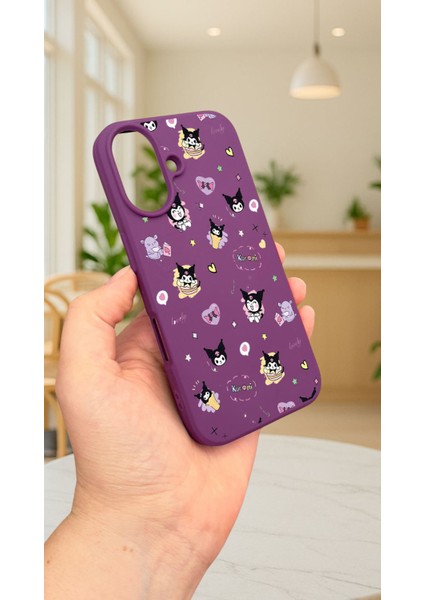 iPhone 16 -Kurumı Desenli Silikon Darbe Emici Klasik Korumalı Rubber Kılıf modelleri