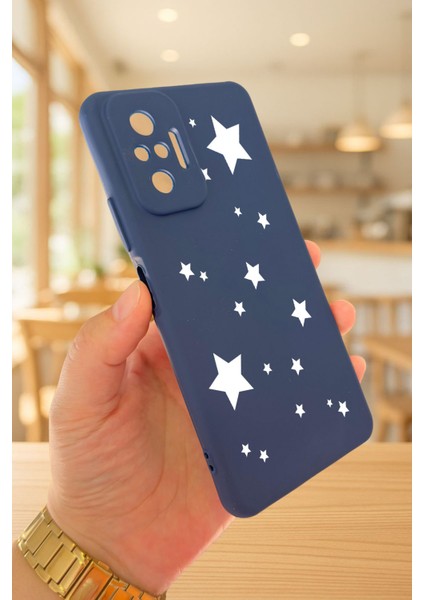 Xiaomi Redmi Note 1o Pro Mini Yıldız Desenli Silikon Darbe Emici Klasik Korumalı Rubber Kılıf modelleri