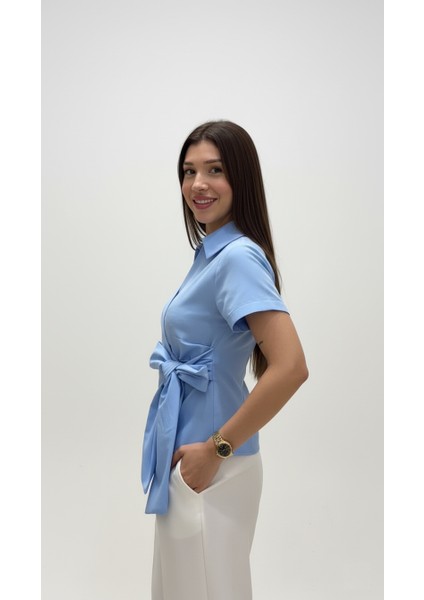 Kısa Kollu Bağlamalı Gömlek fiyatları