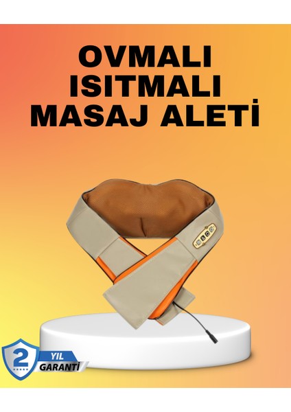 Kas Ağrılarına Iyi Gelen Ovmalı Isıtmalı Boyun Omuz Bel Masaj Aleti - MCT5653-2749