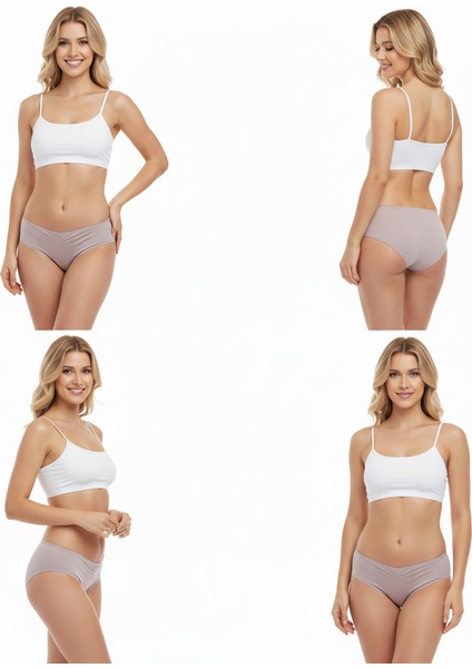 Kadın Micro Hipster Vizon Rengi Külot BB2010 modelleri