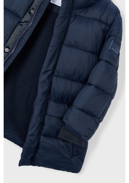 Erkek Çocuk 4-9 Yaş Uzun Dolgulu Mont Lacivert modelleri