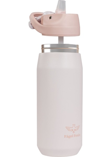 550 ml Sliding Pale Peach Çift Katmanlı Paslanmaz Çeliktermos Matara fiyatları
