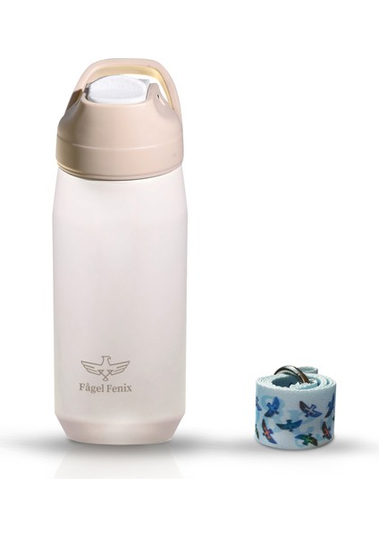 550 ml Sliding Pale Peach Çift Katmanlı Paslanmaz Çeliktermos Matara fırsatları