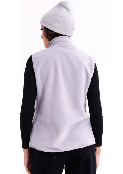 Kadın Slim Fit Tam Fermuarlı Polar Yelek indirimleri