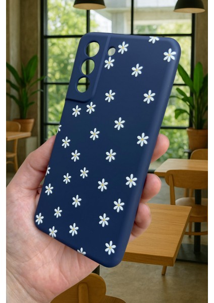 Samsung Galaxy S21 Fe - Mini Papatya Desenli Silikon Darbe Emici Klasik Korumalı Rubber Kılıf fırsatları