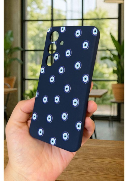 Samsung Galaxy S24- Nazar Boncuk Desenli Silikon Darbe Emici Klasik Korumalı Rubber Kılıf modelleri