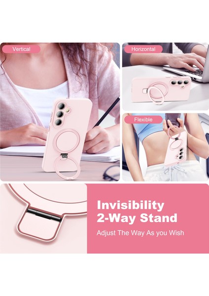 Samsung Galaxy A25 Uyumlu Içi Kadife Stand Olabilen Halka Yüzüklü Kılıf fiyatları