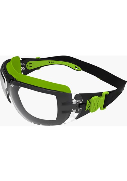 Buğulanmaz Ipli Iş Güvenlik Gözlüğü Lazer Uv Koruyucu Toz Korumalı Gözlük Silikon Kulaklık Şeffaf