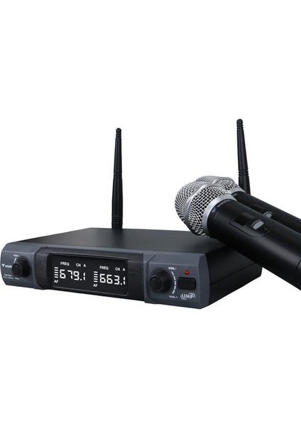 WM-202H 1 Alıcı + 2 El (Lavalier) Kablosuz Uhf Mikrofon Seti fiyatları
