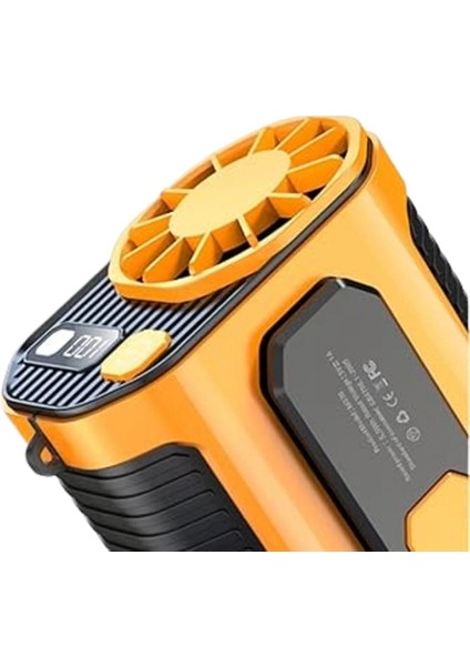 Turbo Mini Fan – Dijital Ekranlı, Sessiz & Şarjlı Serinlik! indirimleri