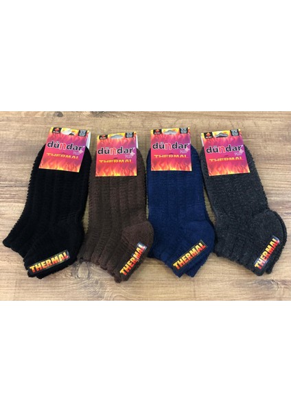Dündar 4 Çift Kadın Kışlık Havlu Termal Plus Patik Parfümlü Çorap 36 - 40 No fırsatları