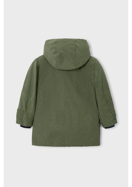 Erkek Çocuk 2-9 Yaş Içi Polarlı Kapüşonlu Mont Haki fiyatları