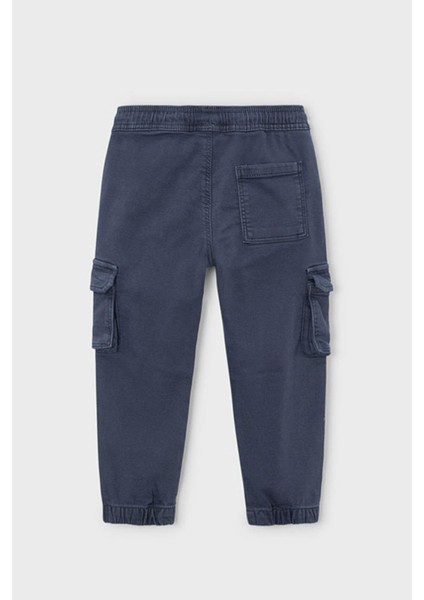 Erkek Çocuk 4-9 Yaş Kargo Cep Yumuşak Pantolon Lacivert fiyatları