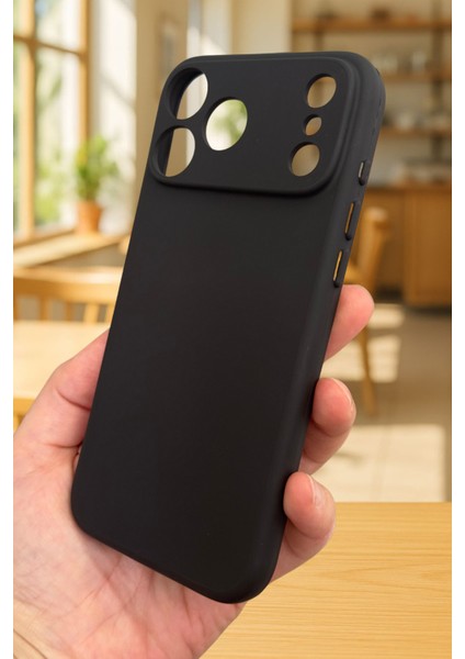 iPhone 17 Pro Uyumlu Silikon Darbe Emici Klasik Korumalı Rubber Kılıf fırsatları