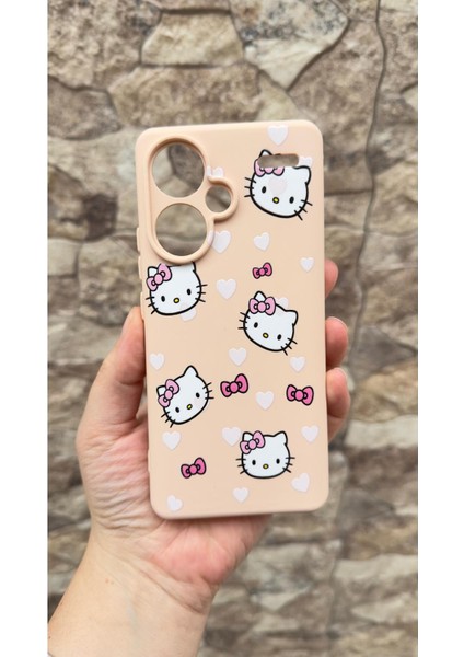 Redmi Note 13 Pro Plus Uyumlu Hello Kity Silikon Darbe Emici Klasik Korumalı Rubber Kılıf fiyatları
