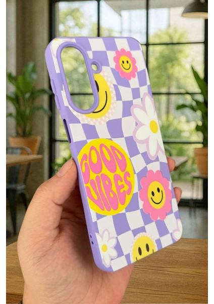 Samsung Galaxy A26 Uyumlu Good Vibes Silikon Darbe Emici Klasik Korumalı Rubber Kılıf fırsatları