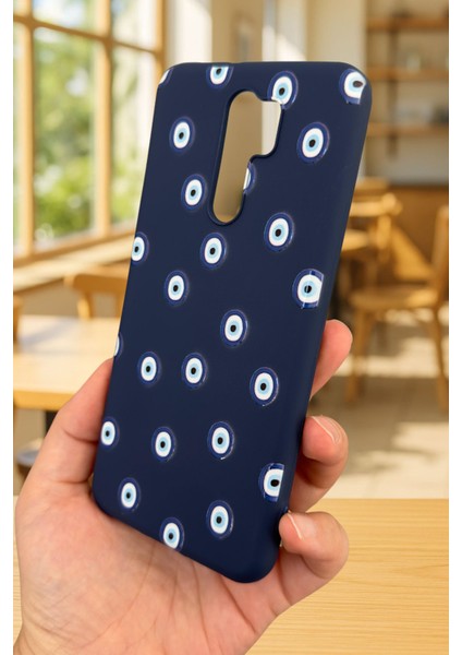 Xiaomi Redmi 9 Uyumlu Nazar Boncuk Desenli Silikon Darbe Emici Klasik Korumalı Rubber Kılıf fırsatları
