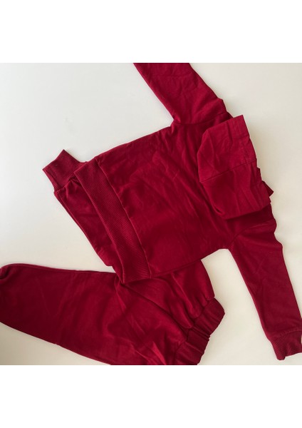 BeU Kids ATA30662.0 Erkek Çocuk 2 Iplik Şardonlu Bordo Eşofman Takımı indirimleri