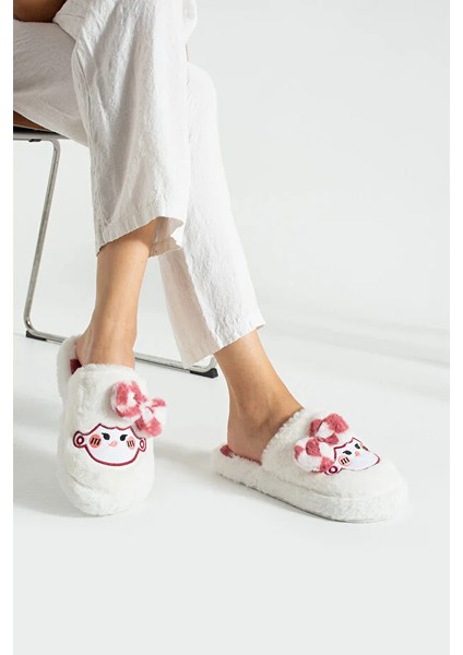 Bubu Kadın Peluş Içi Tüylü Kaydırmaz Rahat Taban Fiyonklu Kışlık Ev Terliği fiyatları