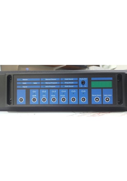 T-6 6 Kanallı Dmx Işık Dimmer T-Bar – Profesyonel Sahne & Etkinlik Işık Kontrolü