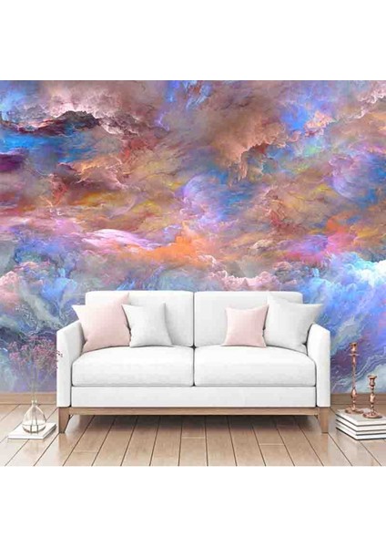 Mermer Desenli Silinebilir Sağlık Dostu Tekstil Duvar Kağıdı