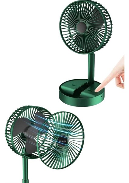 Katlanabilir Teleskopik Şarjlı Fan Masaüstü Soğutucu Vantilatör - M710K060-R00710 fırsatları