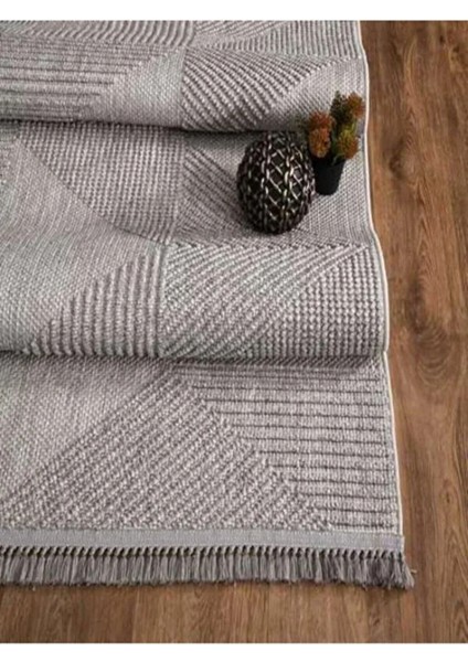 Delhi 3007 Halı Bukleli Dokuma Halı Antre Yolluk Çocuk Odası Oturma Odası Salon Mutfak Halısı