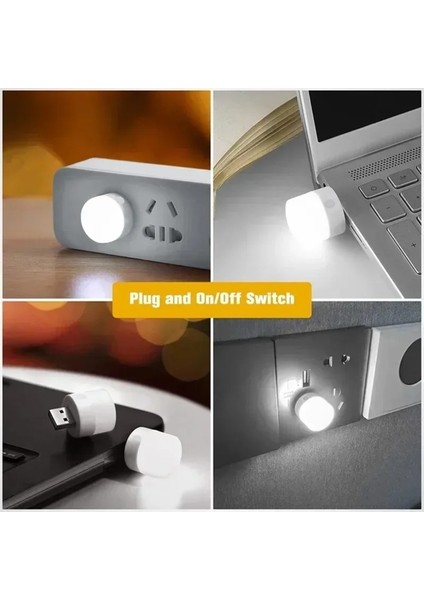 Mini LED Beyaz Işık Lamba Masa Tuvalet Merdiven Işığı Lambası Gece Aydınlatma Gece Lambası