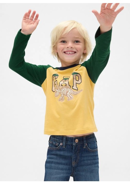 Baskılı Sarı Erkek Çocuk T-Shirt 822094002