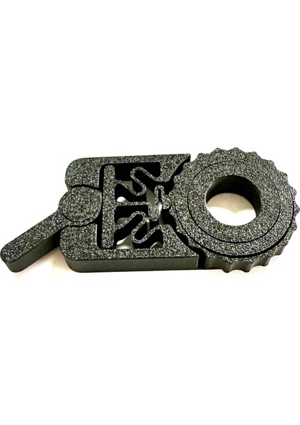 3'ü 1 Arada Stres Giderici Widget - Tik Tak, Çevir ve Rahatla!-Siyah fiyatları