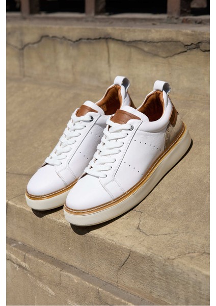 Sheriff %100 Hakiki Deri Erkek Sneaker Ayakkabı ,günlük Casual Ayakkabı