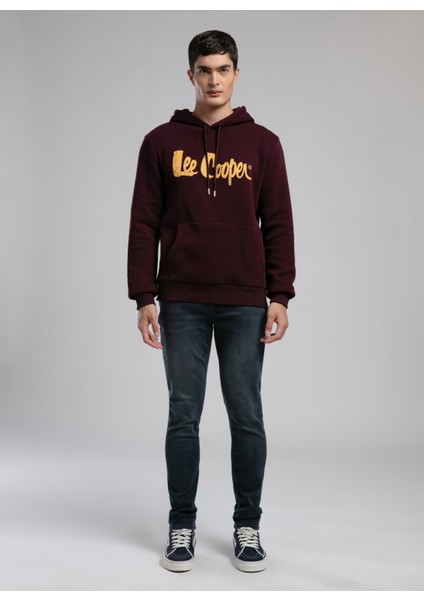 Kapüşon Yaka Mürdüm Erkek Sweatshırt 261 Lcm 241060 Greg Mürdüm