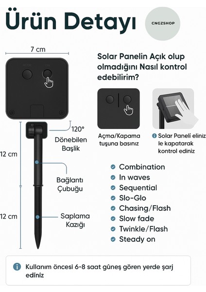 Solar 100 Ledli 12 Metre Renkli Şerit Bahçe Dekorasyon Aydınlatma – Güneş Enerjili Dış Mekan LED Işı fırsatları