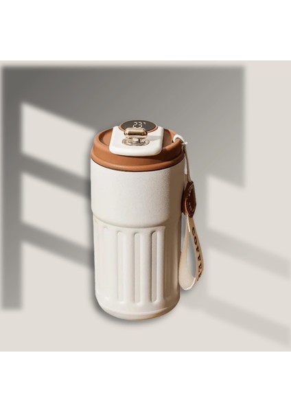 Akıllı LED Sıcaklık Göstergeli Çelik TERMOS/MUG-400 ml