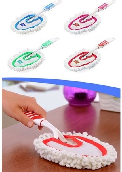 Mikrofiber Duster Toz Alıcı + Turuncu Fermuarlı Ayakkabı Yıkama Filesi - 2li Set XYZ123 fiyatları