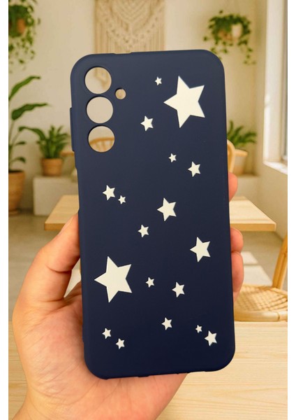 Samsung Galaxy A25 Uyumlu Mini Yıldız Desenli Silikon Darbe Emici Klasik Korumalı Rubber Kılıf fiyatları