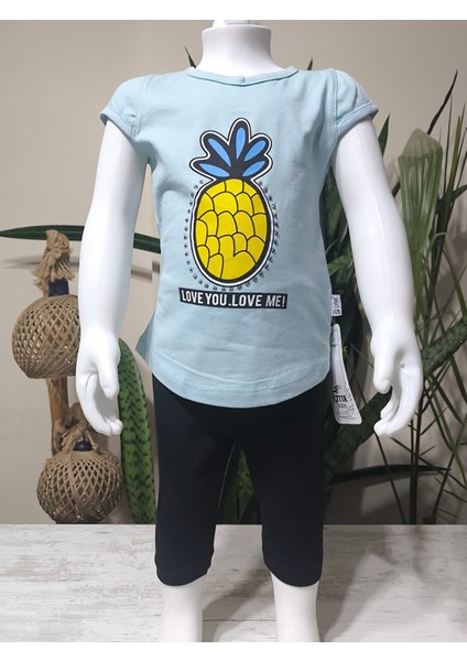 Kız Bebek Şortlu Takım
