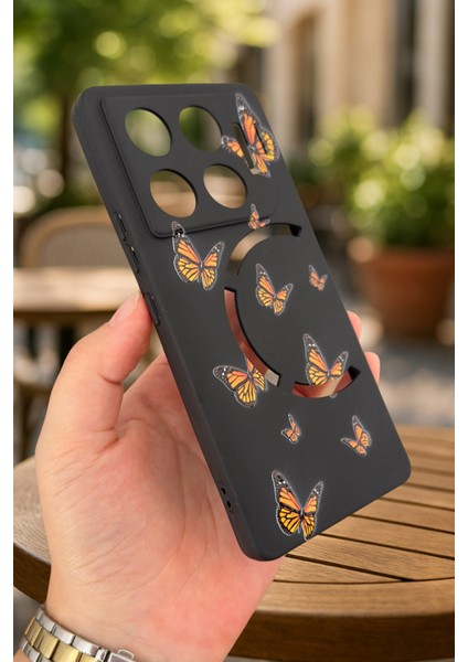 Infinix Gt 20 Pro Kelebek Desenli Silikon Darbe Emici Klasik Korumalı Rubber Kılıf modelleri