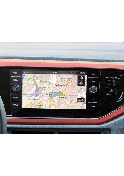 Volkswagen Polo 2017-2022 Uyumlu 8 Inç Navigasyon 9h Nano Ekran Koruyucu fiyatları