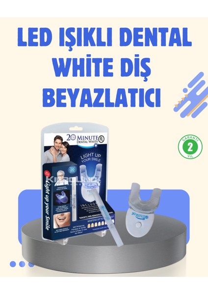 LED Işıklı Profesyonel Diş Beyazlatma Seti