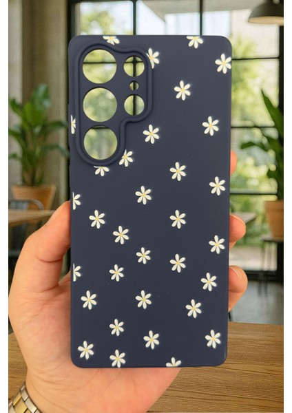 Samsung Galaxy S25 Ultra - Mini Papatya Desenli Silikon Darbe Emici Klasik Korumalı Rubber Kılıf fiyatları