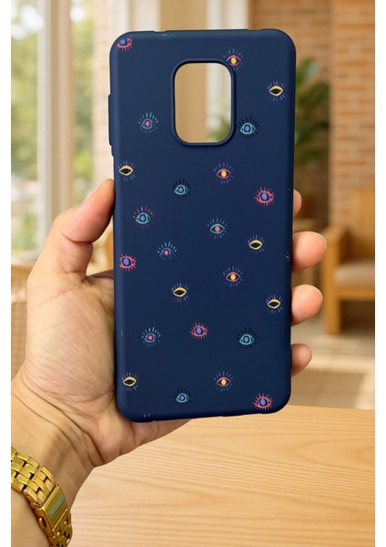 Redmi Note 9 Pro/9s Uyumlu Mini Evıl Eye Desenli Silikon Darbe Emici Klasik Korumalı Rubber Kılıf fiyatları