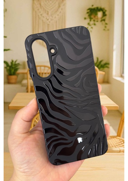 Samsung Galaxy A26 Uyumlu Zebra Desenli Silikon Darbe Emici Klasik Korumalı Rubber Kılıf