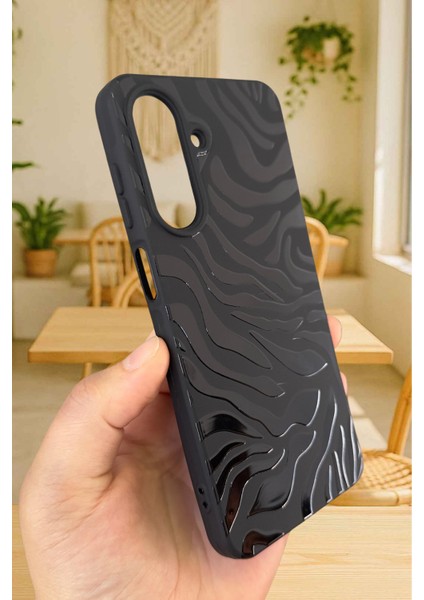 Samsung Galaxy A26 Uyumlu Zebra Desenli Silikon Darbe Emici Klasik Korumalı Rubber Kılıf modelleri